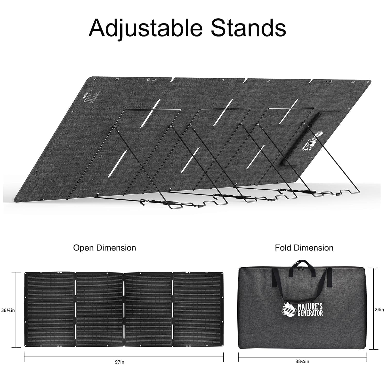 Nature's Generator Lithium 3600 Solar Generator