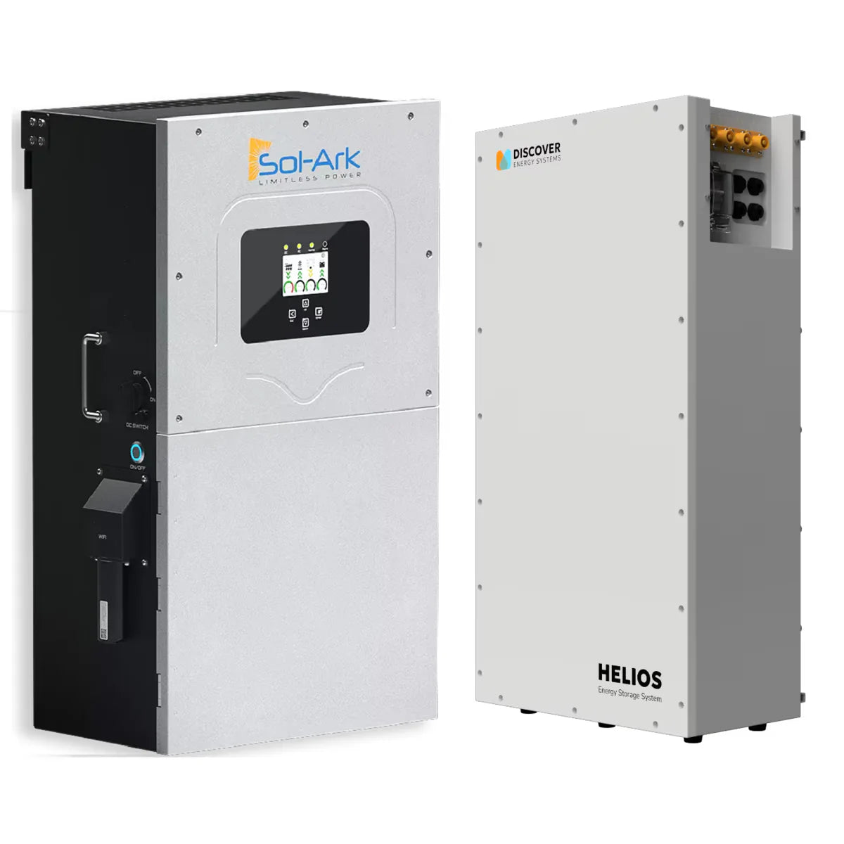 Sol-Ark 15K-2P + Discover Helios 16kWh Battery | 16kWh Whole-Home Backup Power Bundle