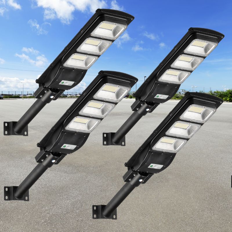 4 Pack Solar Parking lot lights (bracket included)